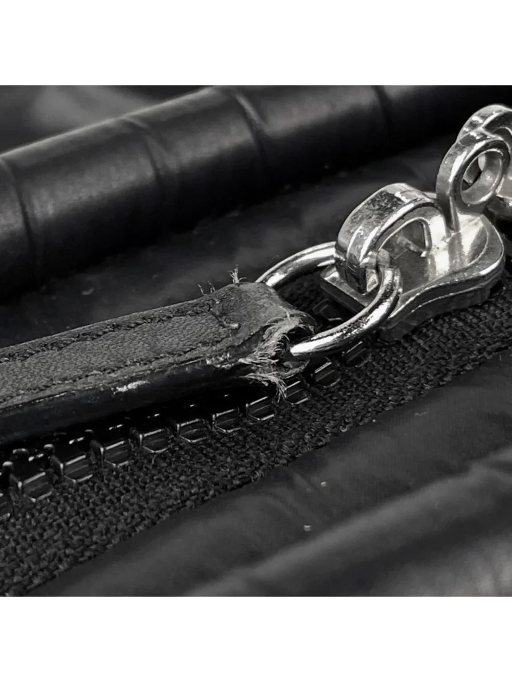 Chanel Handbag Coco Cocoon Mini Boston CC Logo Nylon Black